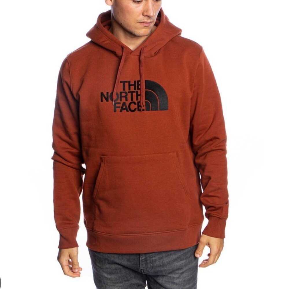 The North Face Men's Size Large Drew Peak Brandy Brown Hoodie